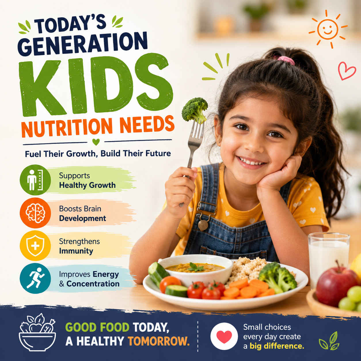 Today's Generation Kids Nutrition Needs
